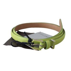 Scervino Street Lime Green Leather Belt Women Green Belts